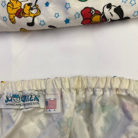 Vintage Disney Baby Mickey Minnie Pluto Reusable Covers Crib Bedroom Decor - Picture 8 of 10